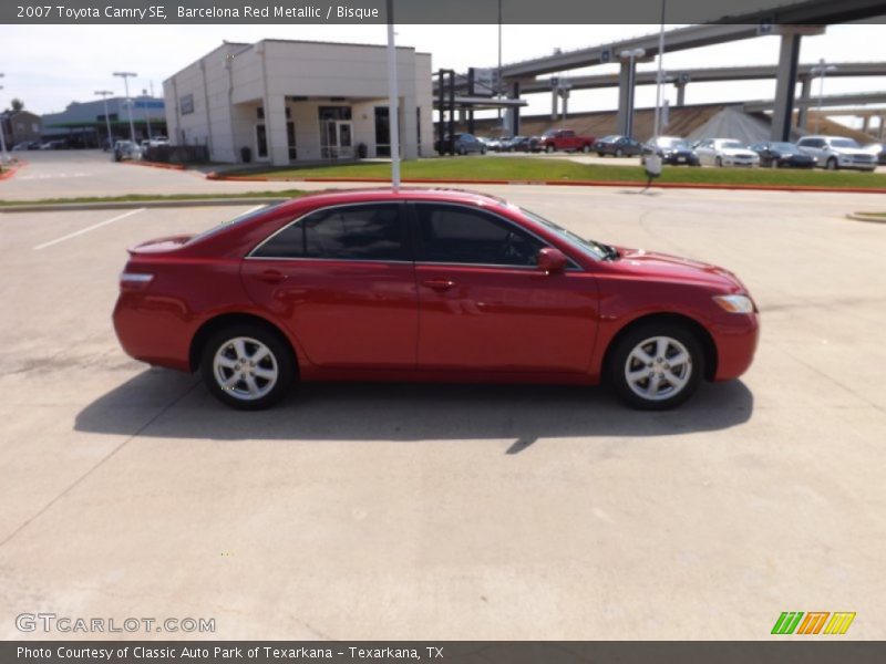 Barcelona Red Metallic / Bisque 2007 Toyota Camry SE