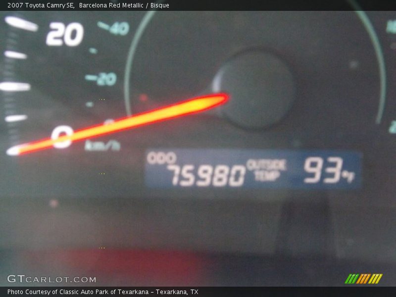 Barcelona Red Metallic / Bisque 2007 Toyota Camry SE