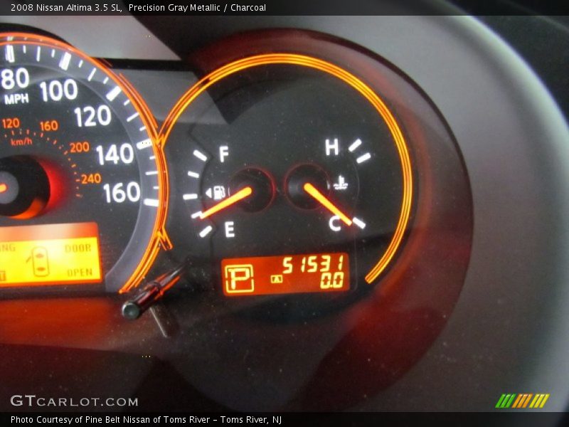 Precision Gray Metallic / Charcoal 2008 Nissan Altima 3.5 SL