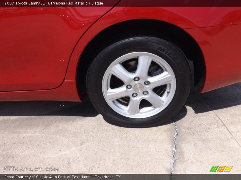 Barcelona Red Metallic / Bisque 2007 Toyota Camry SE