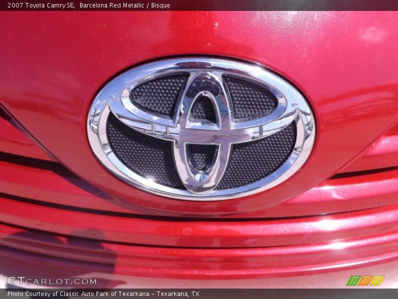 Barcelona Red Metallic / Bisque 2007 Toyota Camry SE