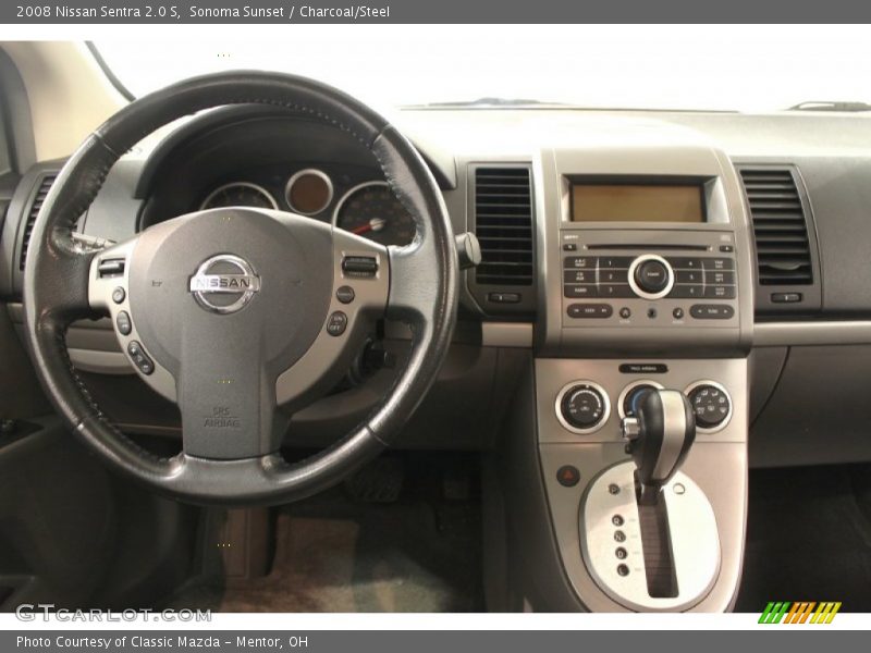 Sonoma Sunset / Charcoal/Steel 2008 Nissan Sentra 2.0 S