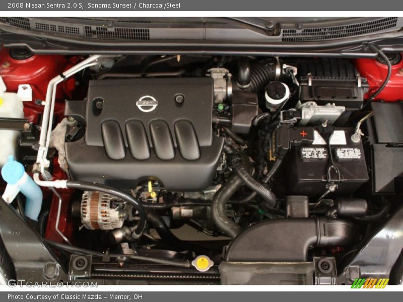 Sonoma Sunset / Charcoal/Steel 2008 Nissan Sentra 2.0 S