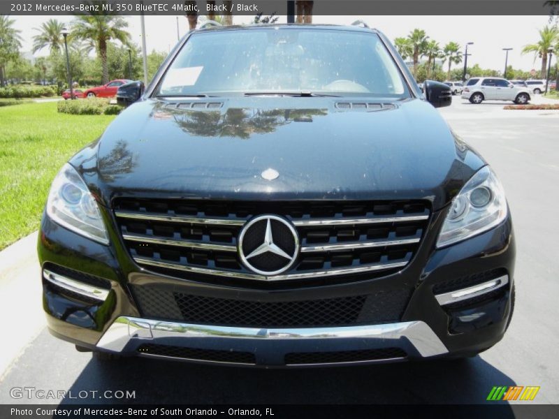 Black / Black 2012 Mercedes-Benz ML 350 BlueTEC 4Matic