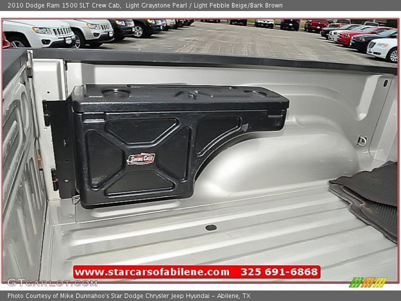 Light Graystone Pearl / Light Pebble Beige/Bark Brown 2010 Dodge Ram 1500 SLT Crew Cab
