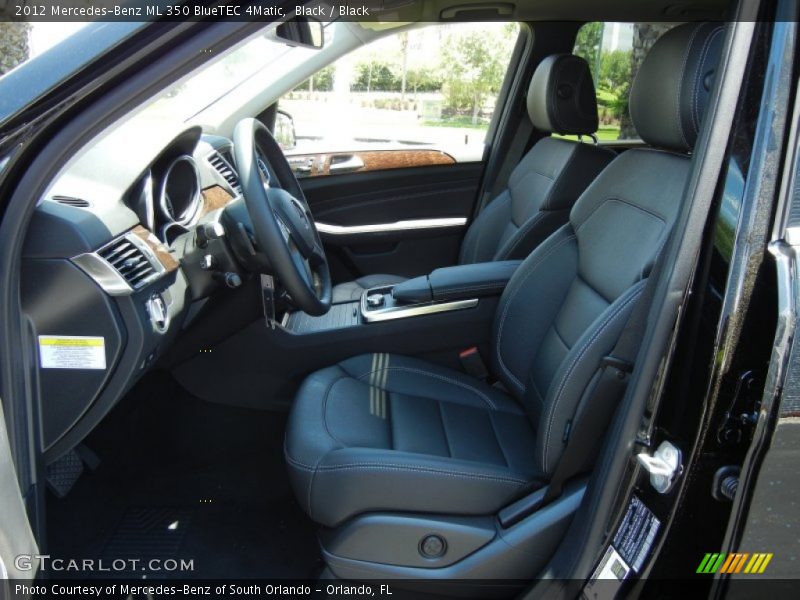  2012 ML 350 BlueTEC 4Matic Black Interior