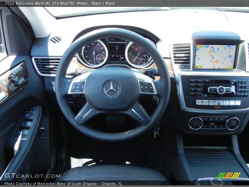 Black / Black 2012 Mercedes-Benz ML 350 BlueTEC 4Matic