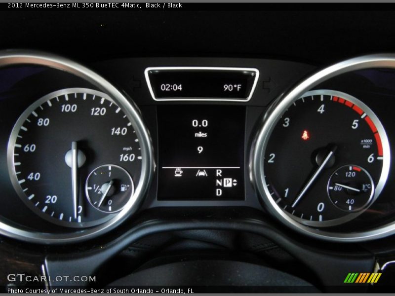  2012 ML 350 BlueTEC 4Matic 350 BlueTEC 4Matic Gauges