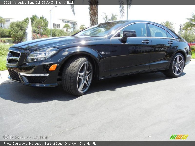 Black / Black 2012 Mercedes-Benz CLS 63 AMG