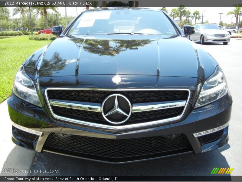 Black / Black 2012 Mercedes-Benz CLS 63 AMG