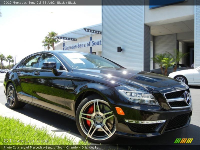 Black / Black 2012 Mercedes-Benz CLS 63 AMG