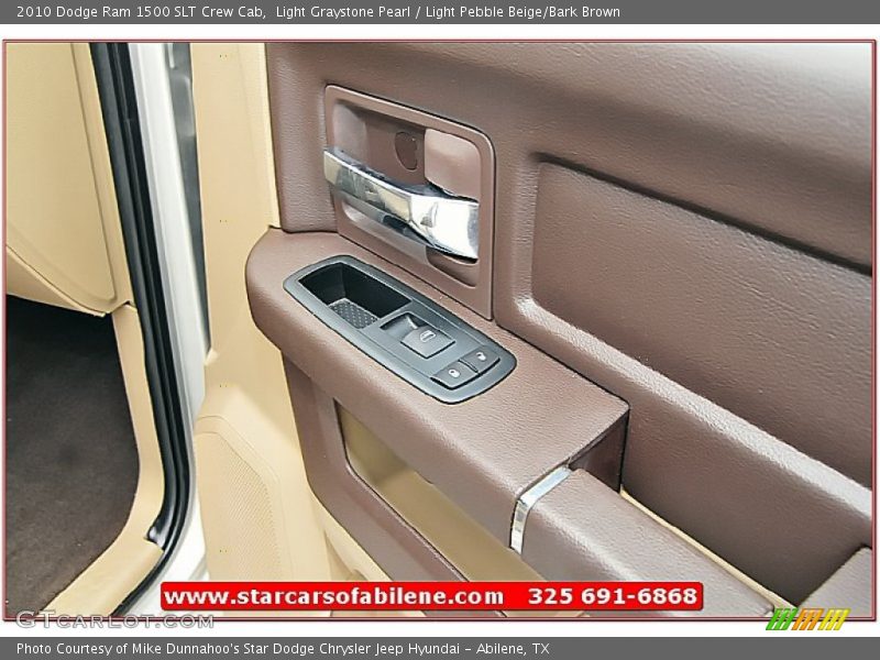 Light Graystone Pearl / Light Pebble Beige/Bark Brown 2010 Dodge Ram 1500 SLT Crew Cab