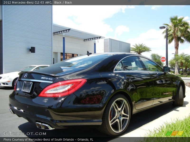 Black / Black 2012 Mercedes-Benz CLS 63 AMG