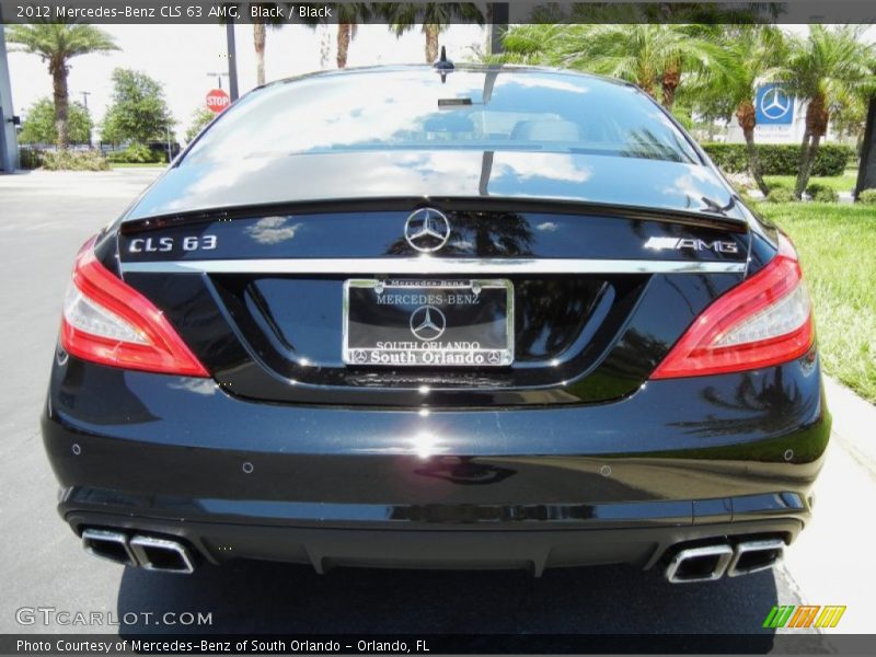 Black / Black 2012 Mercedes-Benz CLS 63 AMG