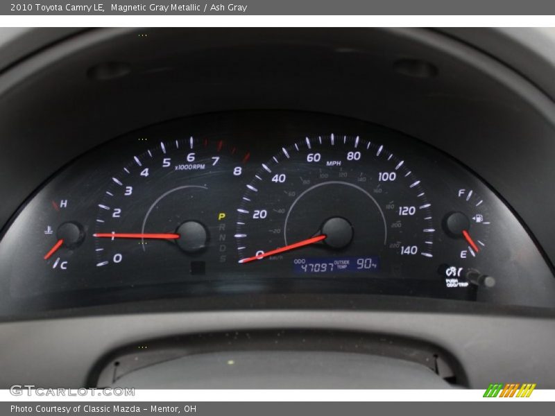 Magnetic Gray Metallic / Ash Gray 2010 Toyota Camry LE