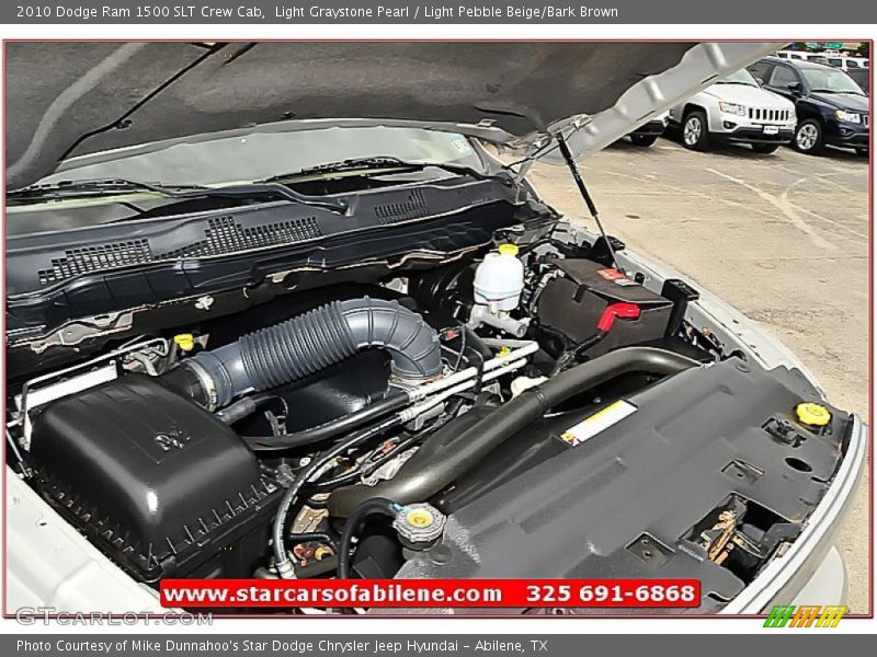 Light Graystone Pearl / Light Pebble Beige/Bark Brown 2010 Dodge Ram 1500 SLT Crew Cab