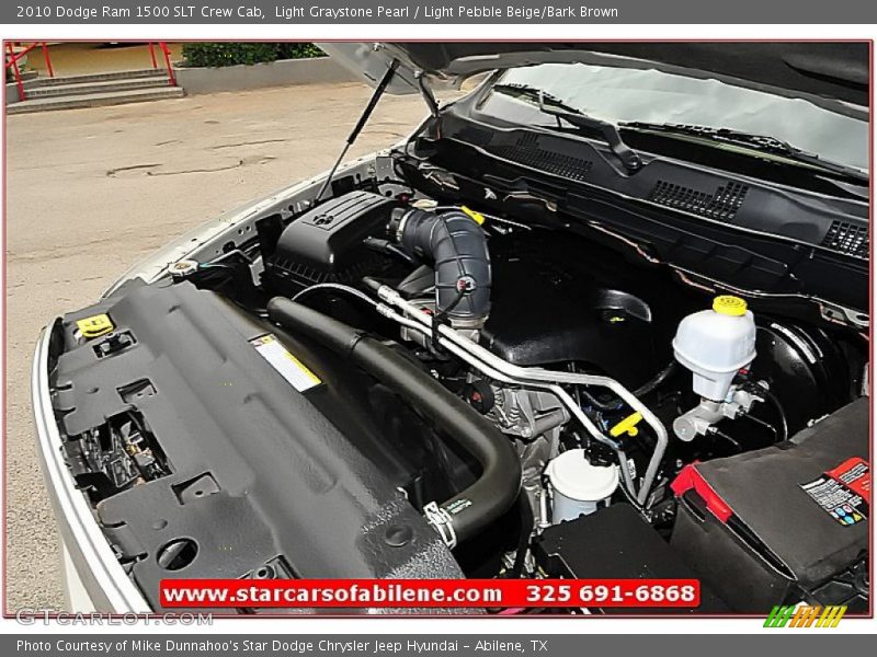 Light Graystone Pearl / Light Pebble Beige/Bark Brown 2010 Dodge Ram 1500 SLT Crew Cab