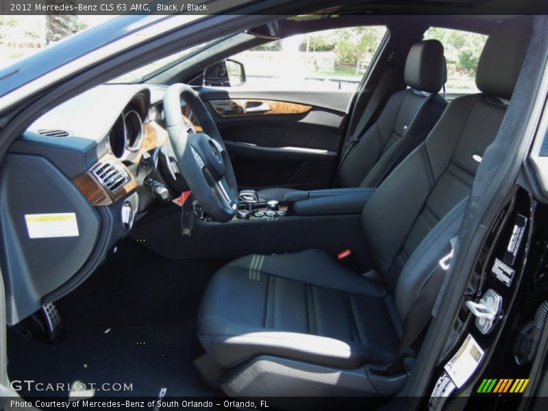 Black / Black 2012 Mercedes-Benz CLS 63 AMG