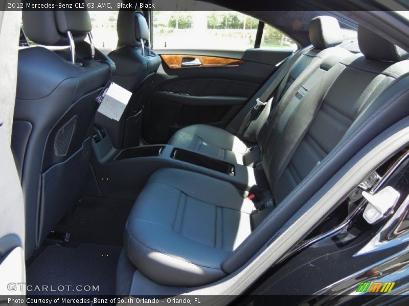 Black / Black 2012 Mercedes-Benz CLS 63 AMG