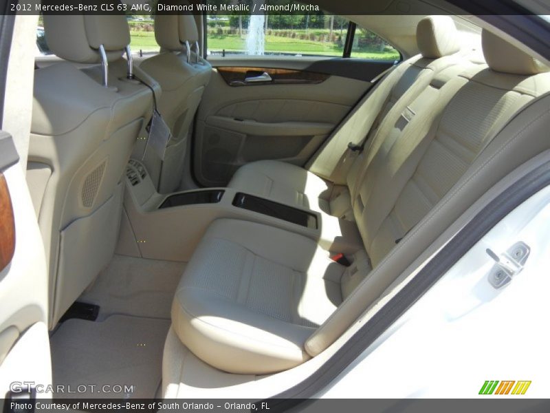 Diamond White Metallic / Almond/Mocha 2012 Mercedes-Benz CLS 63 AMG