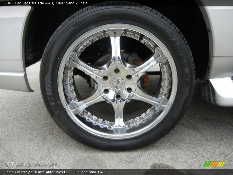 Silver Sand / Shale 2003 Cadillac Escalade AWD