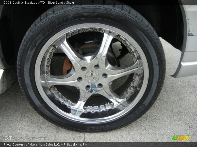 Silver Sand / Shale 2003 Cadillac Escalade AWD