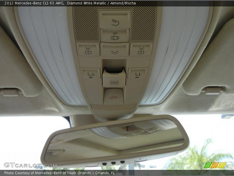 Diamond White Metallic / Almond/Mocha 2012 Mercedes-Benz CLS 63 AMG