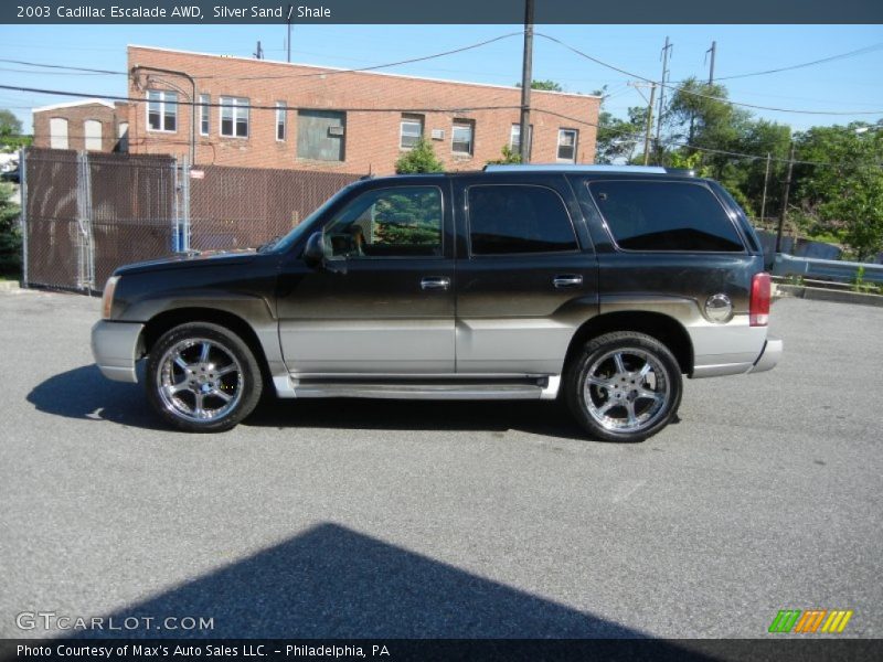 Silver Sand / Shale 2003 Cadillac Escalade AWD