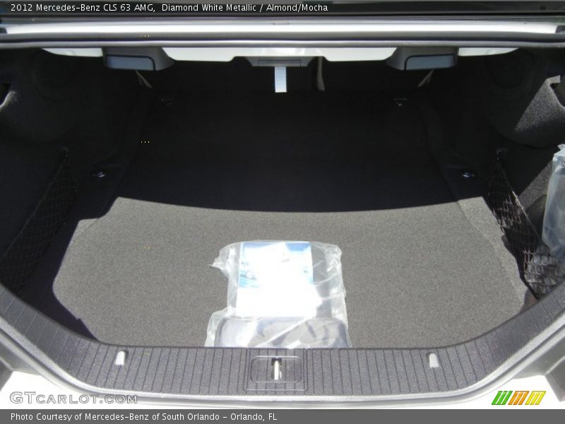 Diamond White Metallic / Almond/Mocha 2012 Mercedes-Benz CLS 63 AMG