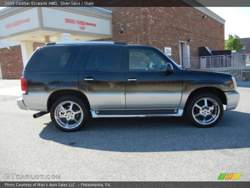 Silver Sand / Shale 2003 Cadillac Escalade AWD