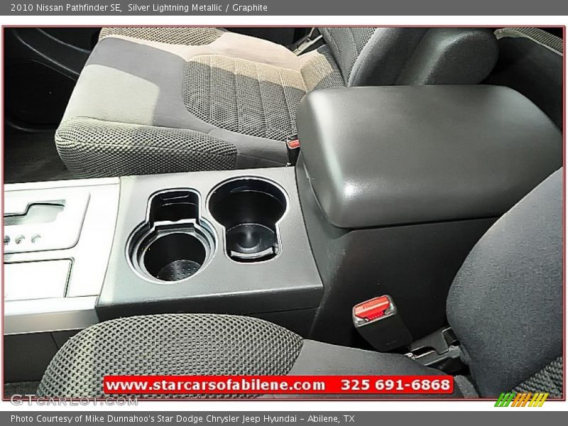 Silver Lightning Metallic / Graphite 2010 Nissan Pathfinder SE