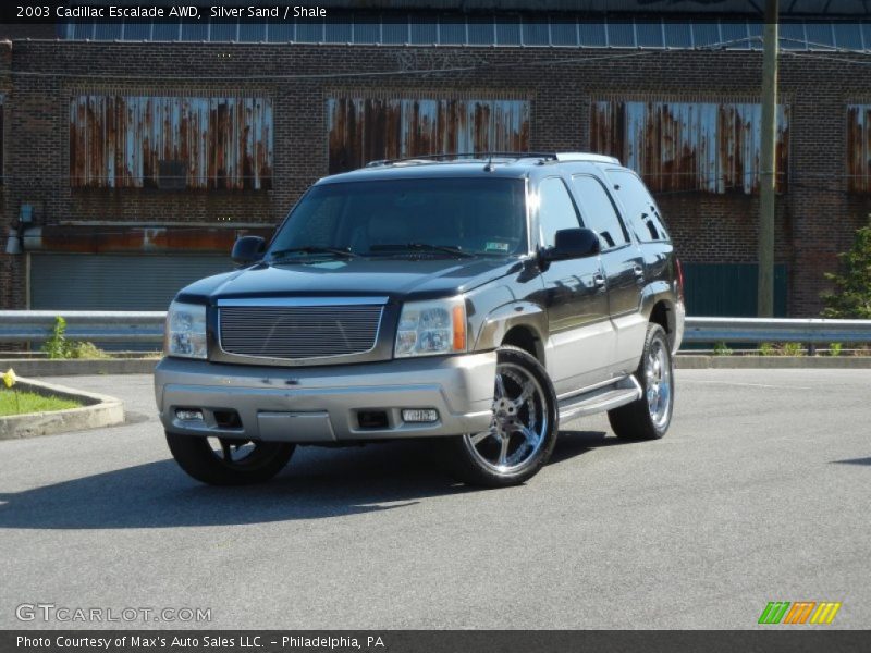 Silver Sand / Shale 2003 Cadillac Escalade AWD