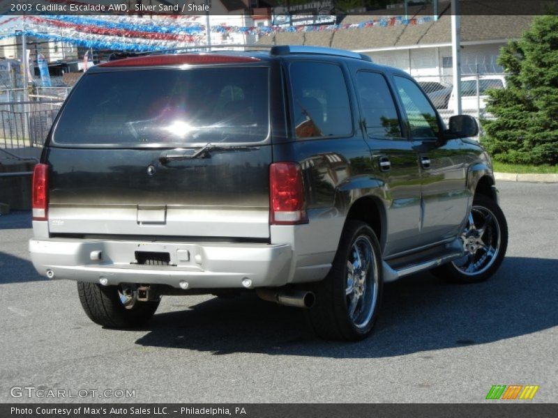 Silver Sand / Shale 2003 Cadillac Escalade AWD