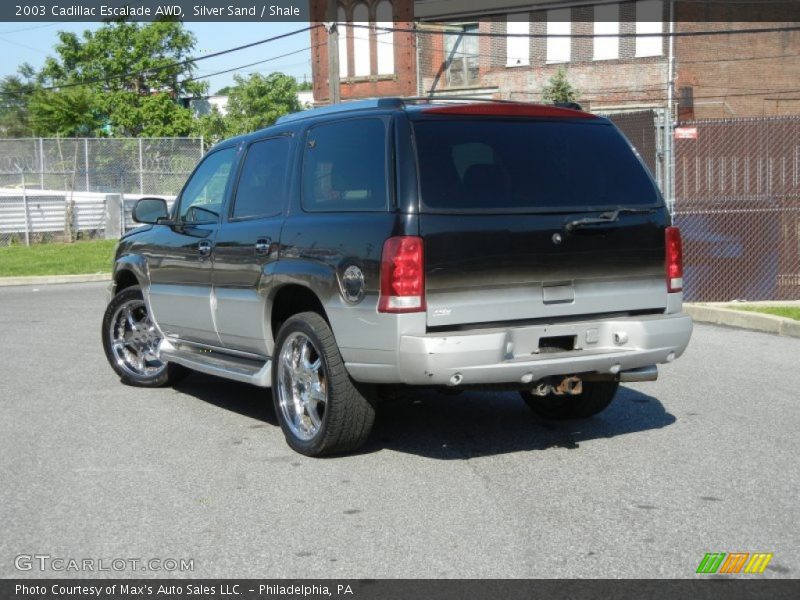 Silver Sand / Shale 2003 Cadillac Escalade AWD