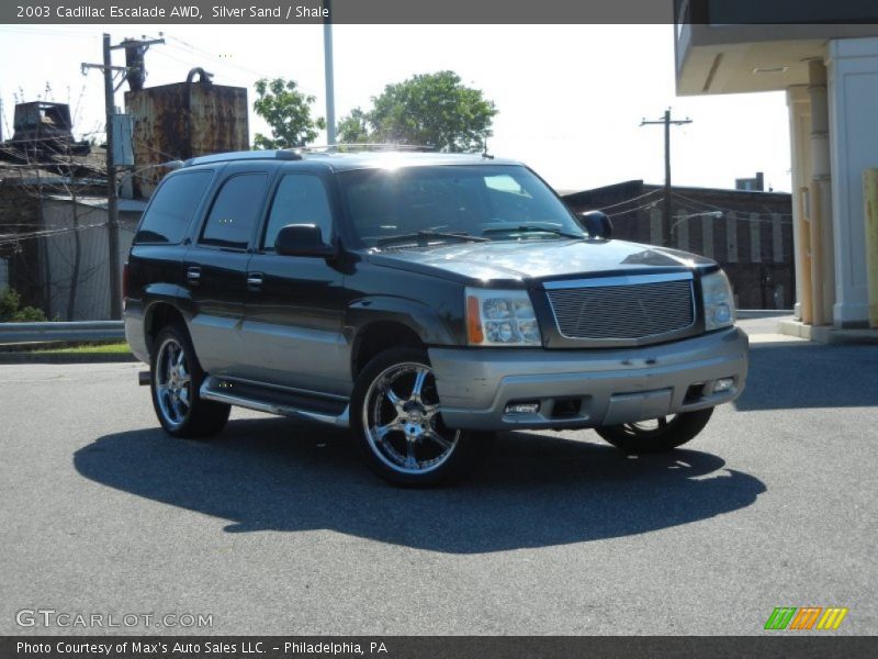 Silver Sand / Shale 2003 Cadillac Escalade AWD