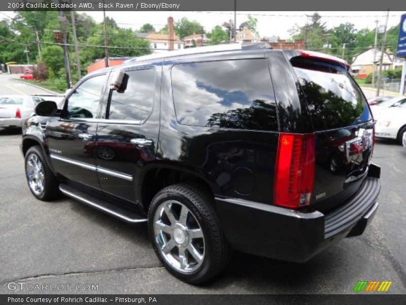 Black Raven / Ebony/Ebony 2009 Cadillac Escalade AWD