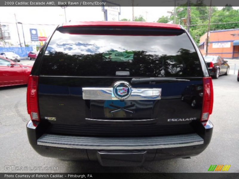 Black Raven / Ebony/Ebony 2009 Cadillac Escalade AWD