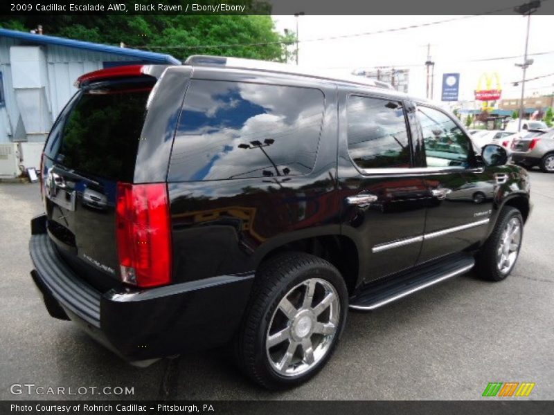 Black Raven / Ebony/Ebony 2009 Cadillac Escalade AWD