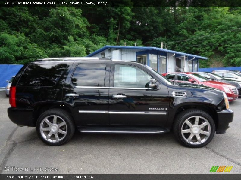 Black Raven / Ebony/Ebony 2009 Cadillac Escalade AWD