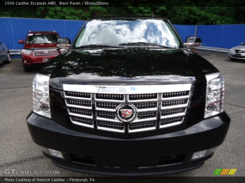 Black Raven / Ebony/Ebony 2009 Cadillac Escalade AWD