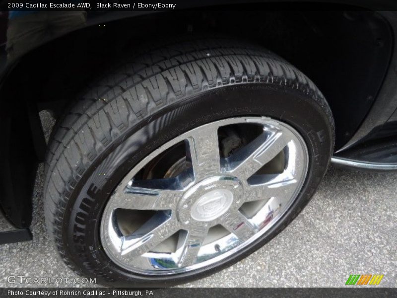 Black Raven / Ebony/Ebony 2009 Cadillac Escalade AWD