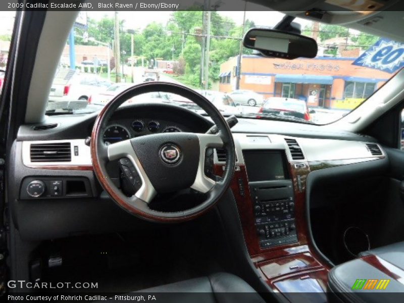 Black Raven / Ebony/Ebony 2009 Cadillac Escalade AWD