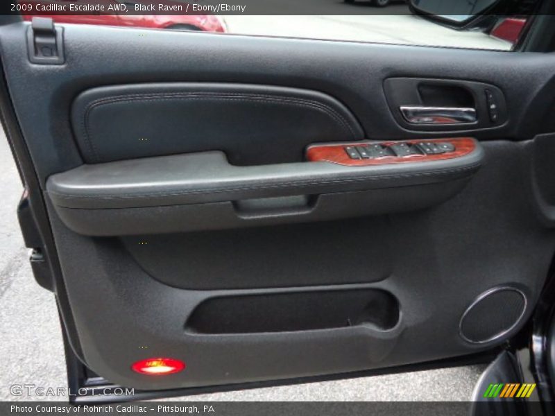 Black Raven / Ebony/Ebony 2009 Cadillac Escalade AWD