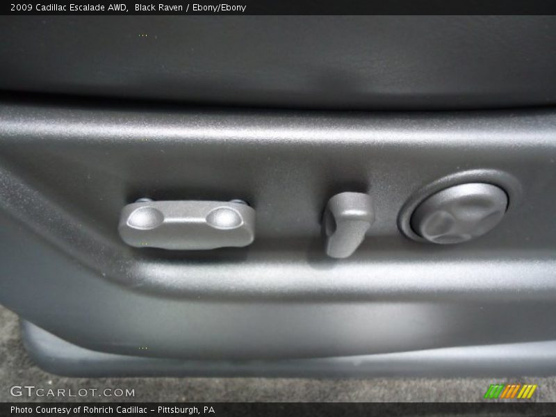 Black Raven / Ebony/Ebony 2009 Cadillac Escalade AWD