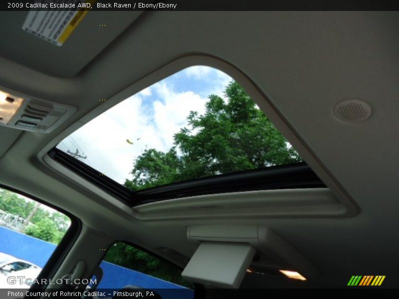 Black Raven / Ebony/Ebony 2009 Cadillac Escalade AWD