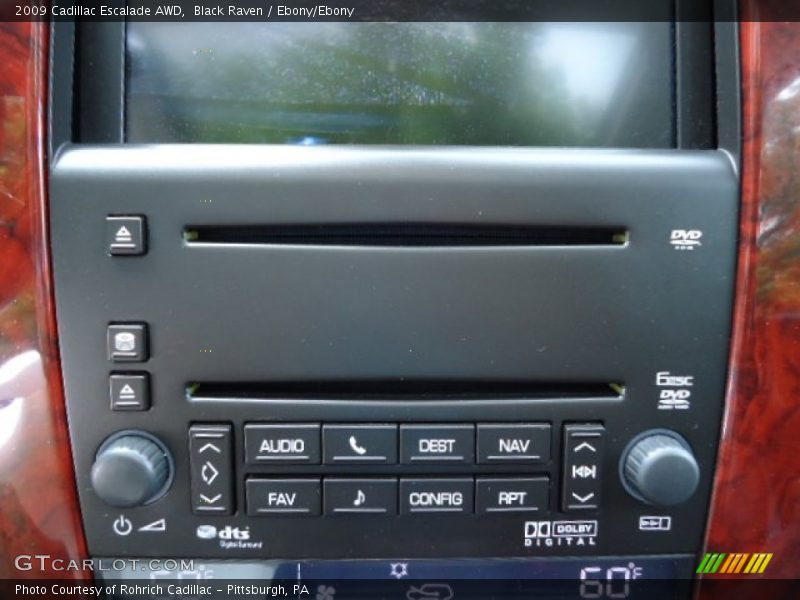 Black Raven / Ebony/Ebony 2009 Cadillac Escalade AWD