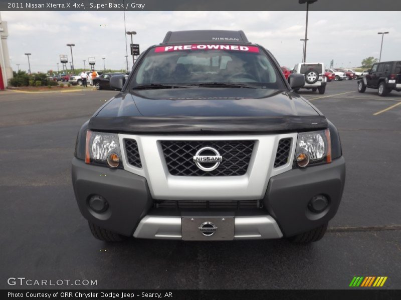 Super Black / Gray 2011 Nissan Xterra X 4x4