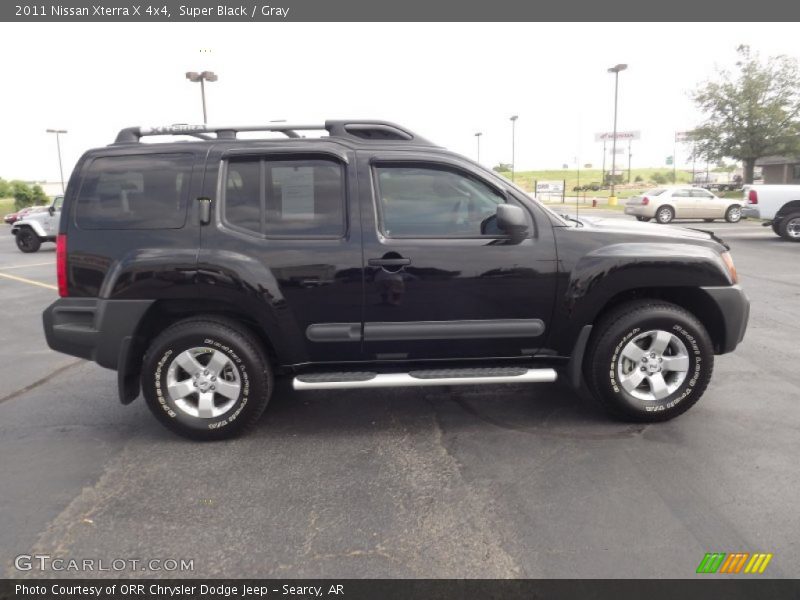 Super Black / Gray 2011 Nissan Xterra X 4x4