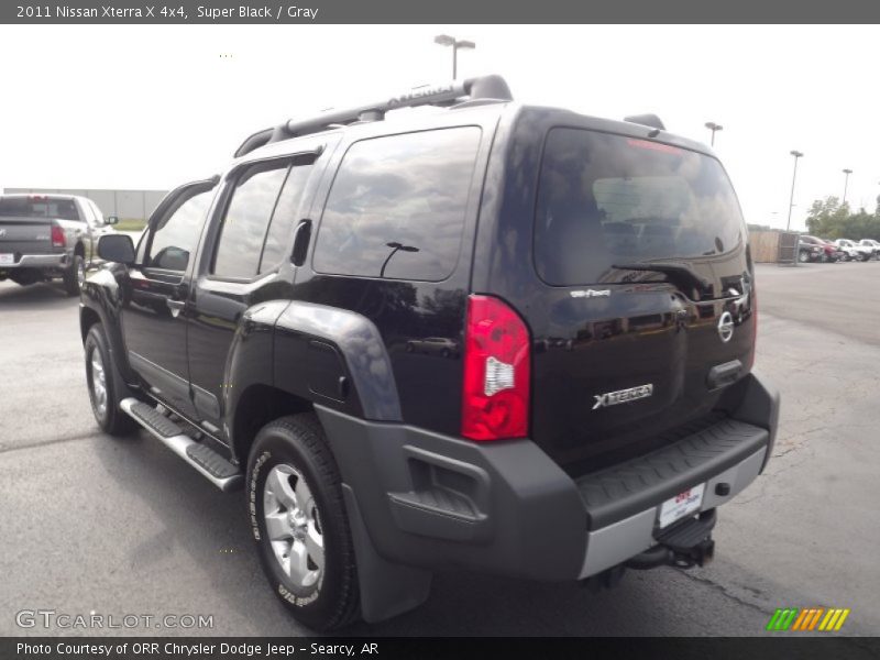 Super Black / Gray 2011 Nissan Xterra X 4x4