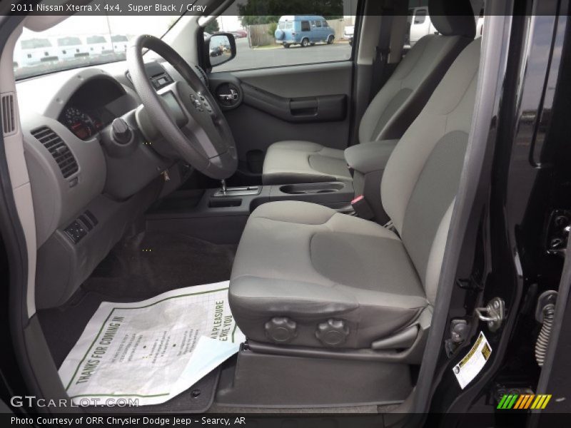 Super Black / Gray 2011 Nissan Xterra X 4x4